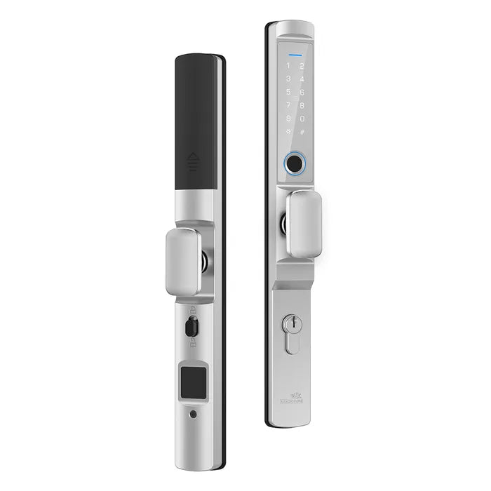 LOCKTON 'E - Series' (Euro Narrow Leverset) SMART DOOR LOCK (Sliding Door) *Silver* - Entry - Point - ELEV36 - SIL - S20 - Lockton