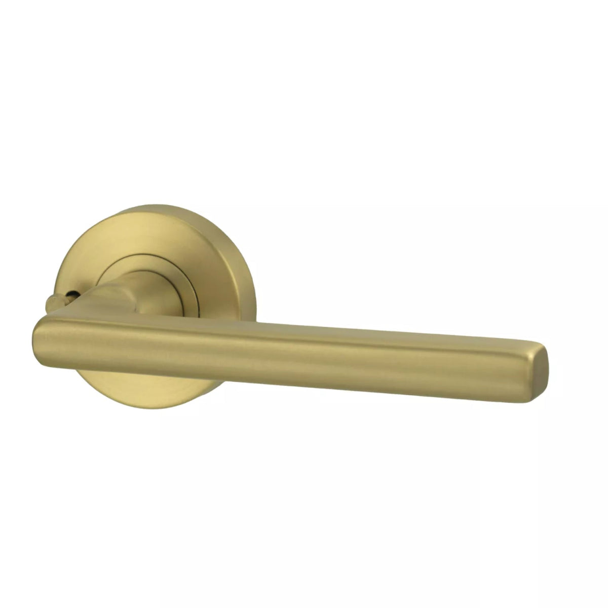 Lockwood Vivid Collection Lever 4 - Satin Brass - Entry - Point - VIV2/V4SBPVD - Lockwood