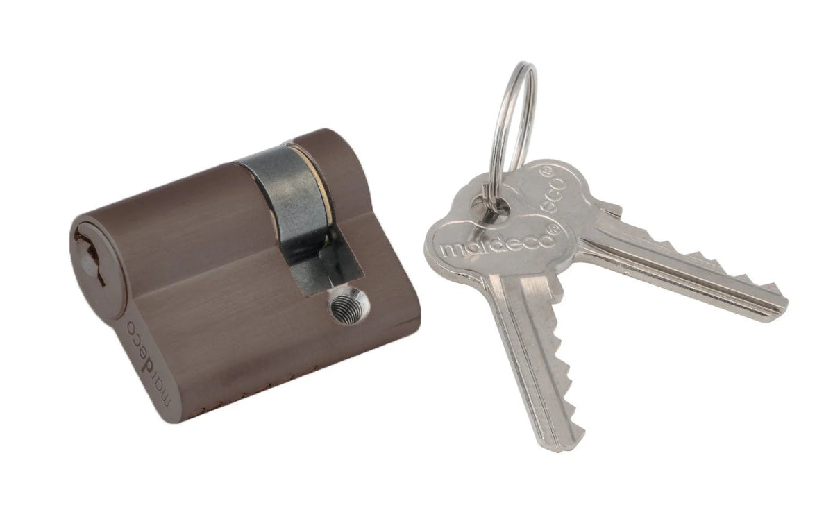 M Series Flush Pull Lock Set By Mardeco - Bronze - Entry - Point - BR8104/SET+BR8500/38KA1 - Mardeco