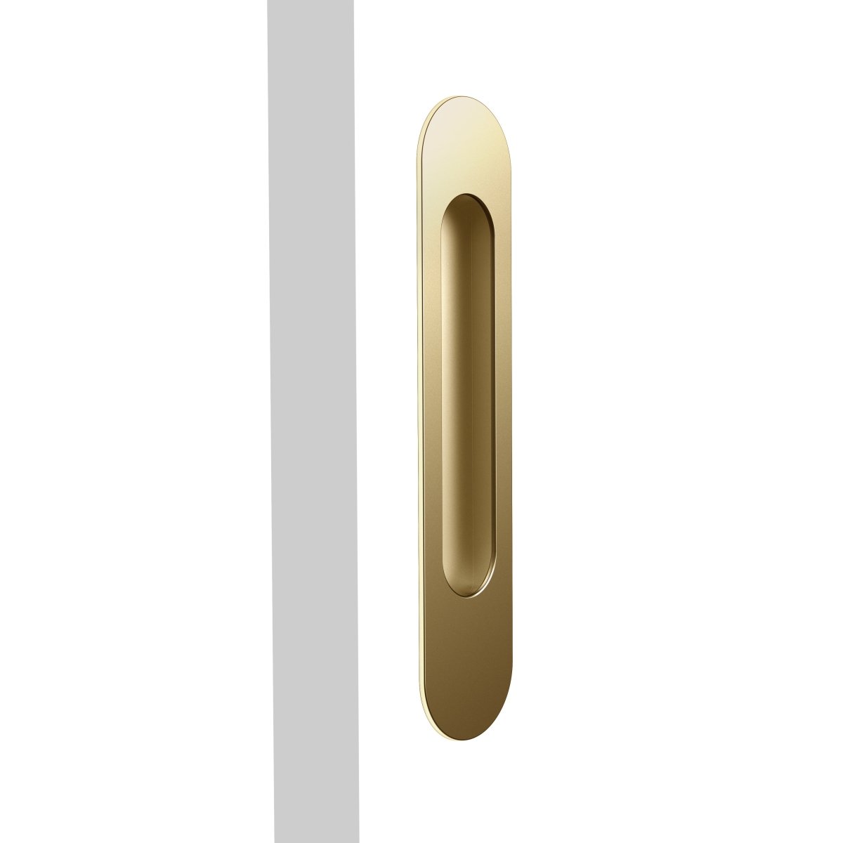 Mardeco 9000 Series Radius Edged Flush Pull (Single) - Entry - Point - BRS9002/190 - Mardeco