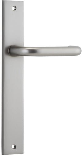 Oslo Rectangular DDA Compliant - Entry Point - Iver - Satin Nickel - Door Levers