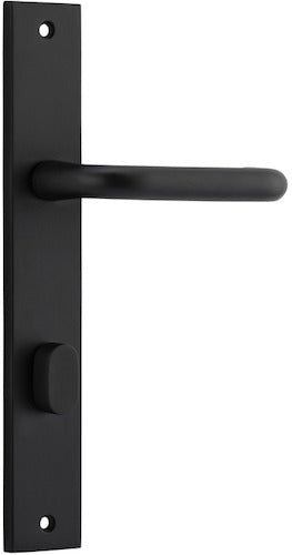 Oslo Rectangular DDA Compliant - Entry Point - Iver - Distressed Nickel - Door Levers