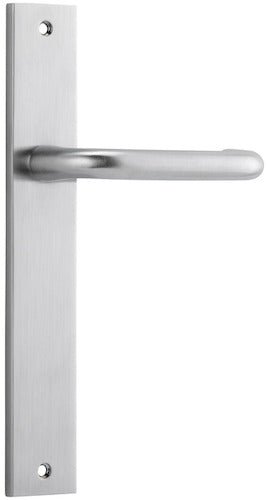 Oslo Rectangular DDA Compliant - Entry Point - Iver - Distressed Nickel - Door Levers