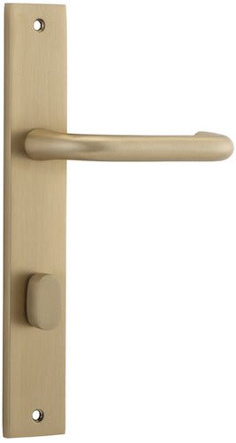 Oslo Rectangular DDA Compliant - Entry Point - Iver - Distressed Nickel - Door Levers