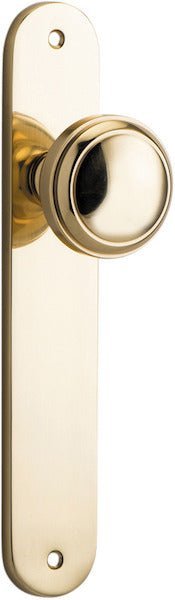 Paddington Knob - Oval Backplate - Entry - Point - 10332 - Iver