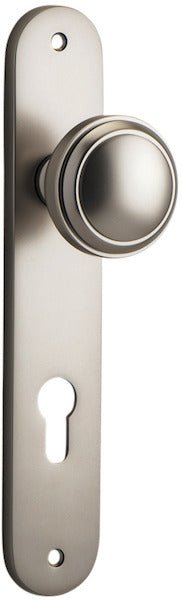 Paddington Knob - Oval Backplate - Entry - Point - 14832E85 - Iver