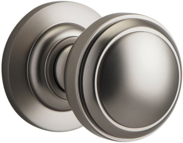 Paddington Knob - Round Rose - Entry Point - Iver - Satin Nickel - Door Knobs