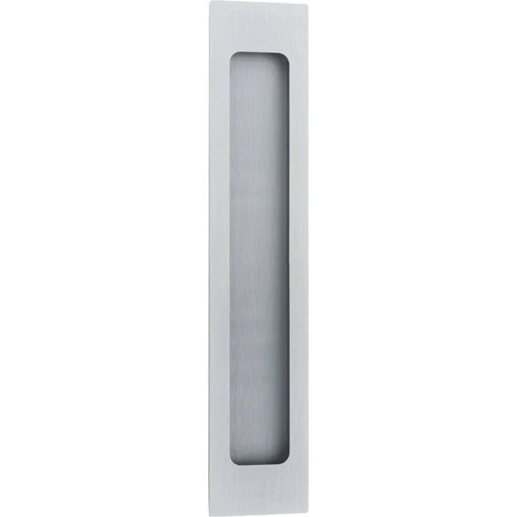 Rectangular Flush Pull - Ella Grace - Iver - Brushed Chrome - Sliding Door Pulls