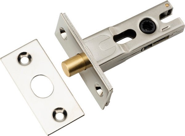 Round Privacy Bolt - Entry Point - Iver - Polished Nickel - Tube Latches & Bolts