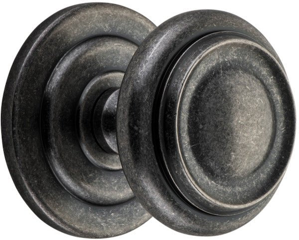 Sarlat Centre Door Knob - Entry Point - Iver - Distressed Nickel - Centre Door Knobs