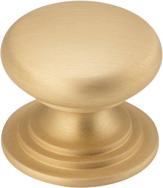 Sarlat Cupboard Knobs - Entry Point - Iver - Brushed Brass - Cupboard Knobs