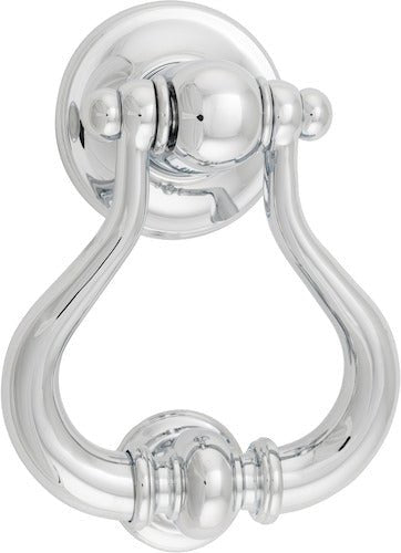 Sarlat Door Knockers - Entry Point - Iver - Polished Chrome - Door Knockers