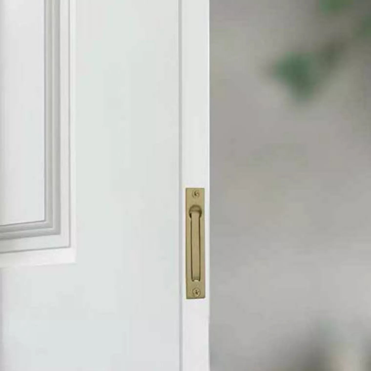 Vivid Collection Sliding Edge Pull - Satin Brass