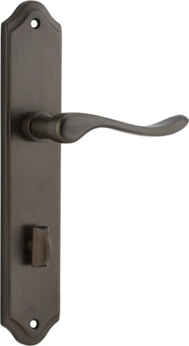 Stirling Lever - Shouldered Backplate - Entry Point - Iver - Signature Brass - Door Levers