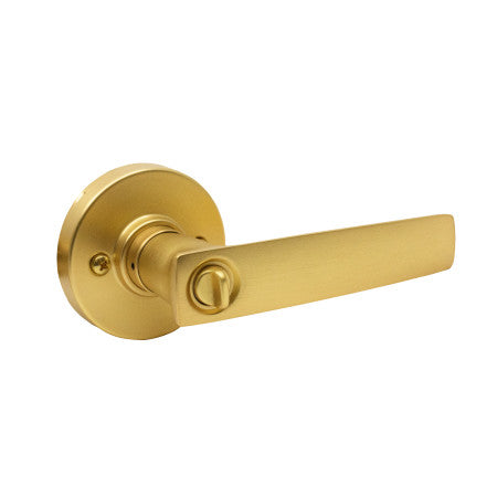 Neue Aurora Entrance Key-in-Lever Set - Satin Brass