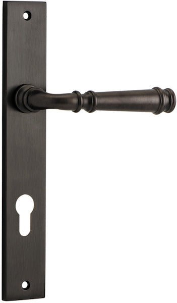 Verona Lever - Rectangular Backplate - Entry - Point - 10706E85 - Iver