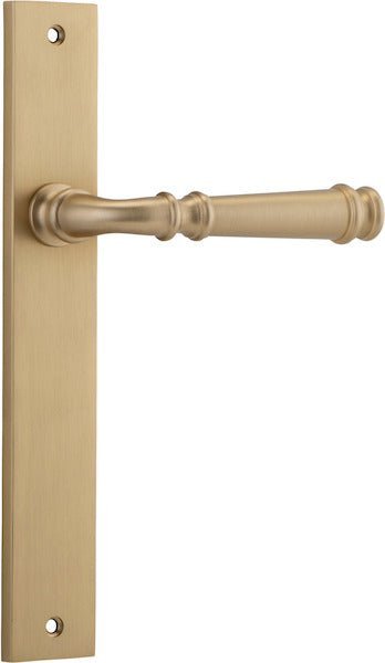 Verona Lever - Rectangular Backplate - Entry - Point - 13206 - Iver