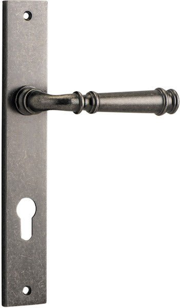 Verona Lever - Rectangular Backplate - Entry - Point - 13706E85 - Iver