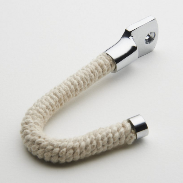 Rope Hook - Cotton with Polished Chrome By Hepburn